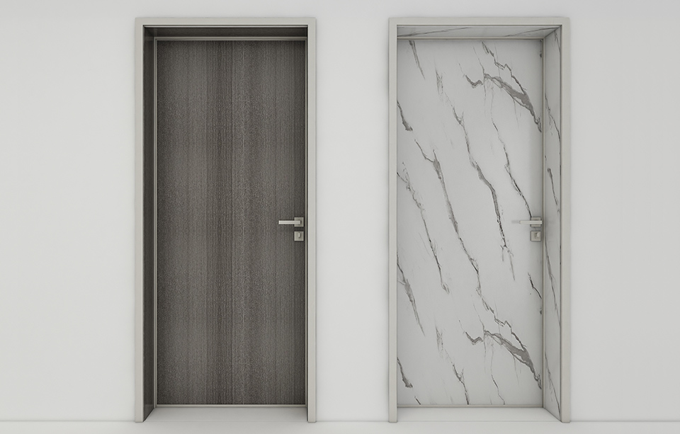 Model G minimalist interior door (new platinum gray)